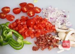 不用模具就能做的海陆至尊披萨的做法图解4