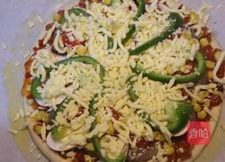 不用模具就能做的海陆至尊披萨的做法图解13