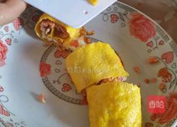 鸡蛋火腿卷的做法图解9