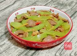 莴笋炒猪舌的做法图解16