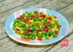 豌豆炒腊肠的做法图解13