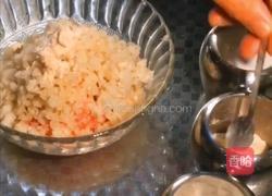 菜心莲藕饼的做法图解3