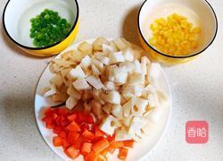 五彩藕丁的做法图解1