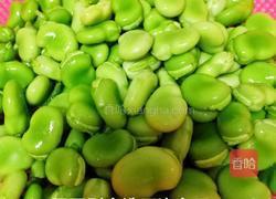 萍乡檫菜炒蚕豆的做法图解1