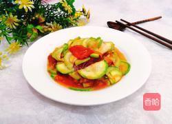 番茄炒西葫芦的做法图解16