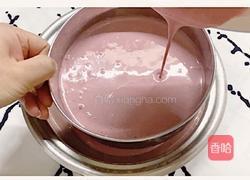 ㊙️软糯拉丝|第二天不发硬的草莓雪媚娘的做法图解5