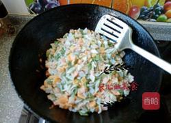 五彩鸡块炒面片的做法图解24