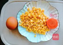 Illustration of how to make corn kernel muffins 2