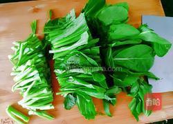 菜心炒鸡蛋的做法图解3