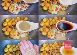 Crispy on the outside and soft on the inside, an instant hit at roadside stalls ❣️Illustration of how to make caramelized small potatoes 7