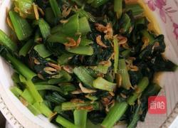 油菜虾皮的做法图解8