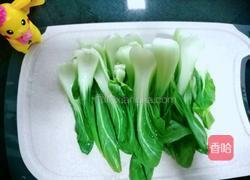 酱汁小油菜的做法图解3