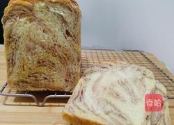大理石纹红豆沙吐司的做法图解13