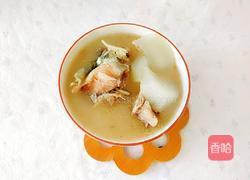 白萝卜鱼头汤的做法图解15