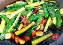 Illustration of how to make secret pickled cucumbers with low fat and zero calories 8