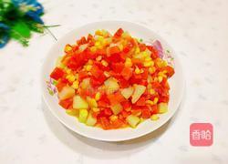 胡萝卜土豆炒玉米的做法图解1