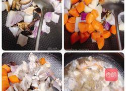 番茄红烩牛腩蛋包饭的做法图解3