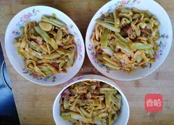 红烧肉豆角闷面的做法图解8