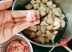 海带豆腐白萝卜肉丸汤的做法图解16