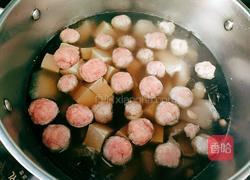 海带豆腐白萝卜肉丸汤的做法图解17