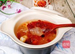 桃胶莲子银耳羹(美容养颜)的做法图解13