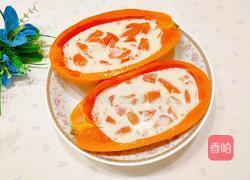 木瓜炖奶的做法图解10