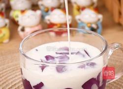 超高颜值的星空鲜奶冻4步就能简单搞定的做法图解4