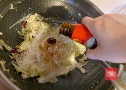 包菜粉丝炒蛋的做法图解9