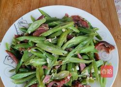 腊肉炒芸豆丝的做法图解8