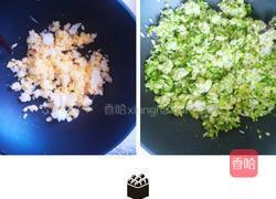 西兰花炒米饭的做法图解4