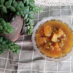 南瓜绿豆汤的做法[图]