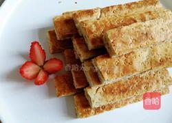 五香酥脆芝麻条的做法图解8