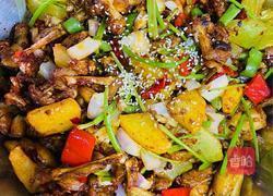 干锅牛蛙的做法图解5