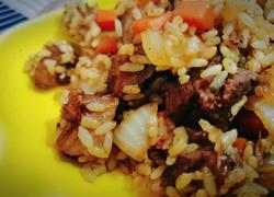 咖喱牛肉炒饭