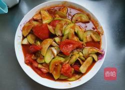 西红柿和西葫芦的做法图解9