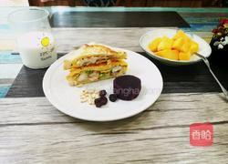 虾肉三明治的做法图解3