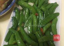 清炒甜豆的做法图解3