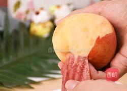 清凉一夏少女心爆棚的水蜜桃雪碧拌面的做法图解1