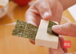香蕉海苔豆腐的做法图解3