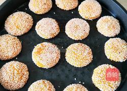 南瓜芝麻饼的做法图解9