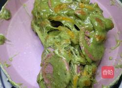 樱花抹茶雪花酥的做法图解6