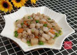 藕带炒虾仁的做法图解8