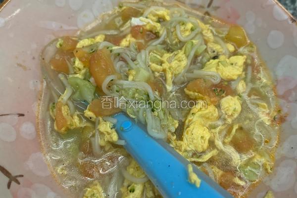 辅食~西红柿鸡蛋面