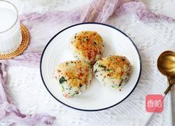 培根青菜烤饭团的做法图解15