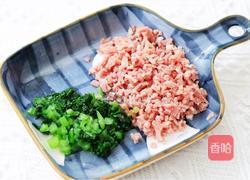 培根青菜烤饭团的做法图解2