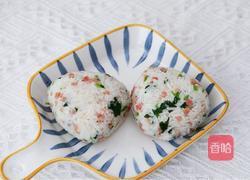 培根青菜烤饭团的做法图解10