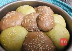 夏日 | 双色花朵蒸面包的做法图解10