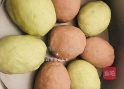 夏日 | 双色花朵蒸面包的做法图解7