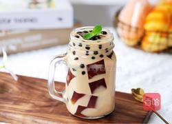 茶冻撞珍珠奶茶的做法图解14