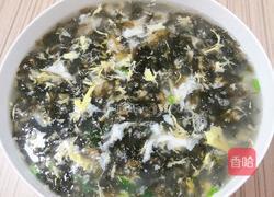 紫菜虾米蛋花汤的做法图解3